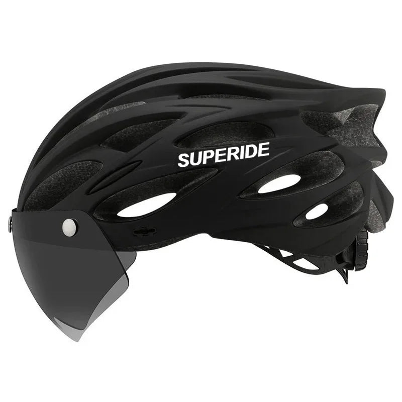 Ultalight Cycling Helmet with Magnetic Googles