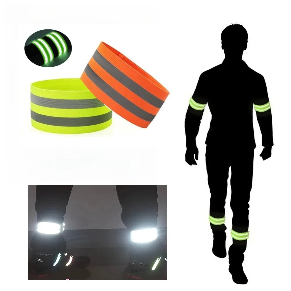1 pair of wrist reflective tape arm leg high visibility