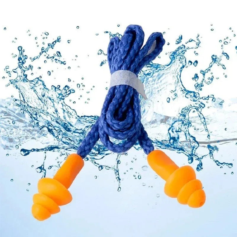 1/5/10 Pcs Silicone Corded Ear Plug Protector