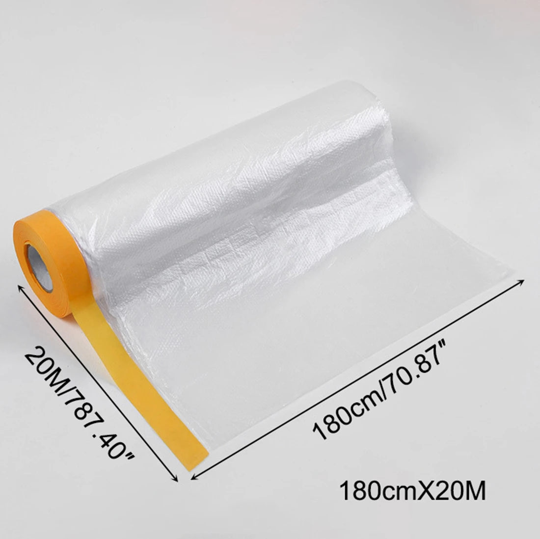 Taped PE Film Paper Furniture Dust