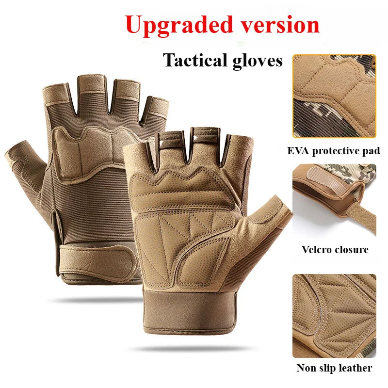 Tactical Gloves for Men and Women Half Finger