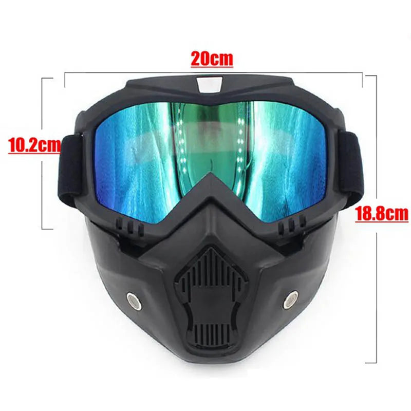 Bicycle helmet Full Face Anti-fog Mask Helmet