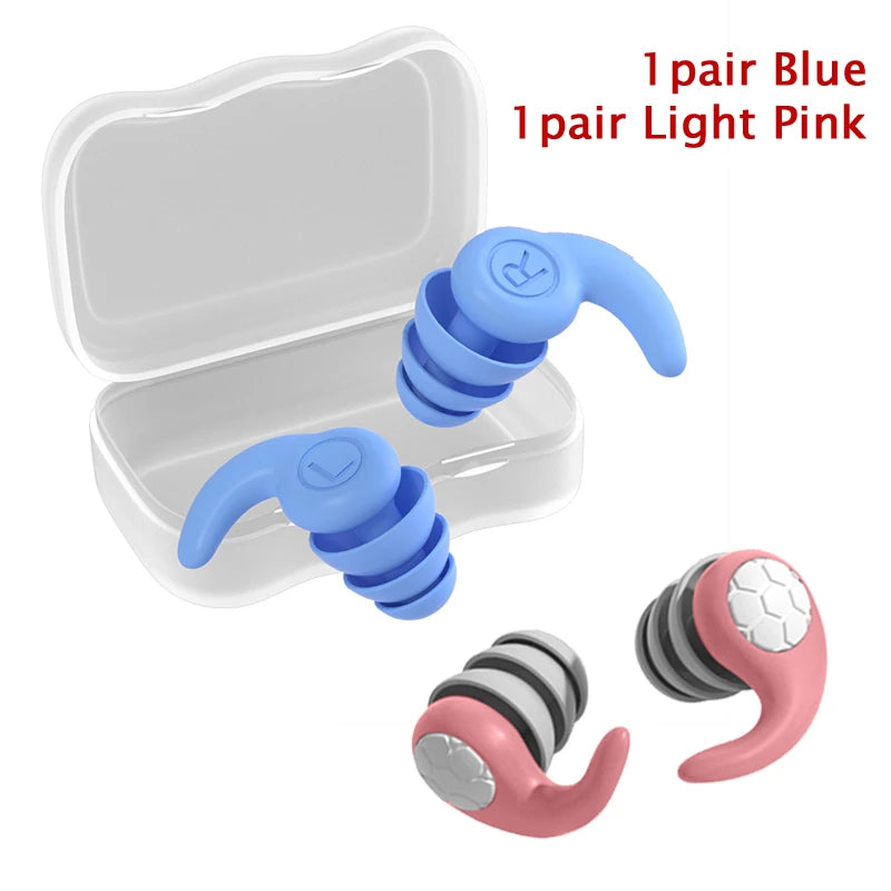 Children Silicone Ear Protector Canceling Noise 3 Layers