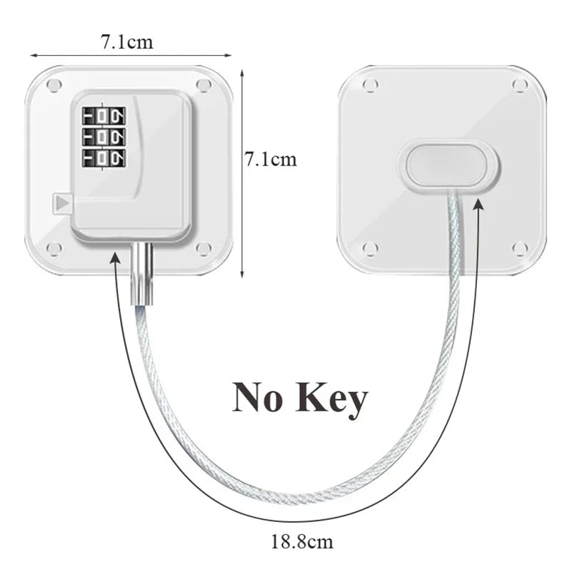 1 Pcs Child Safety Lock Cabinet Fridge Door