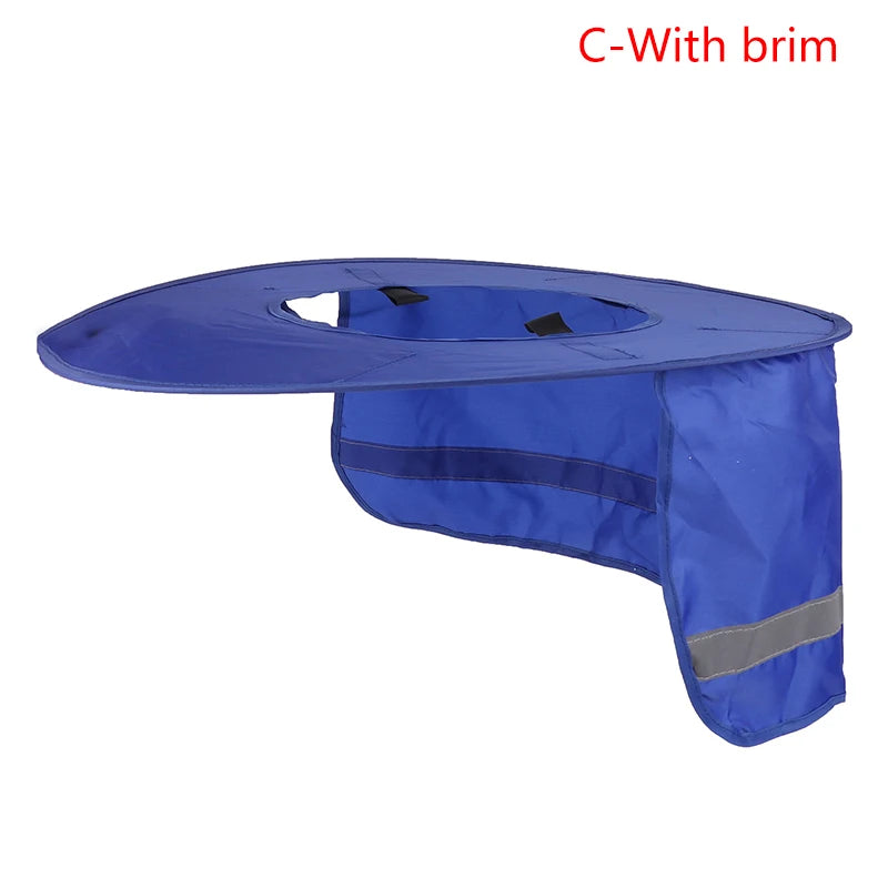 Summer Sun Shade Safety Neck Shield Helmets