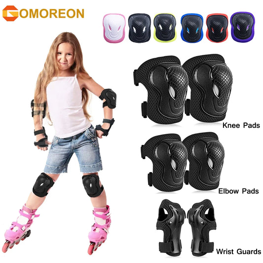 6Pcs/Set Kids Safety Knee Pads