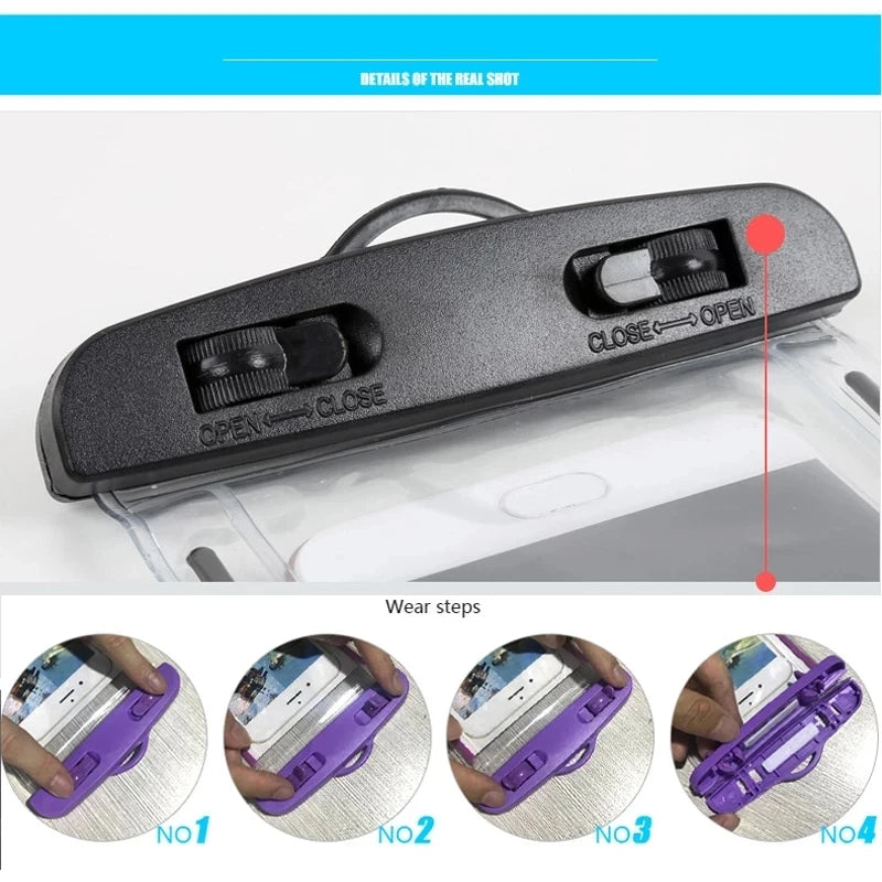 IP68 Universal Waterproof Phone Cases Bag