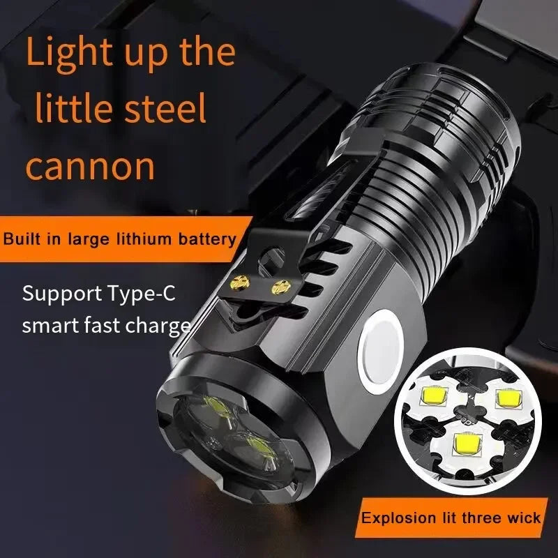 Mini Usb Charging Flashlight Ultra